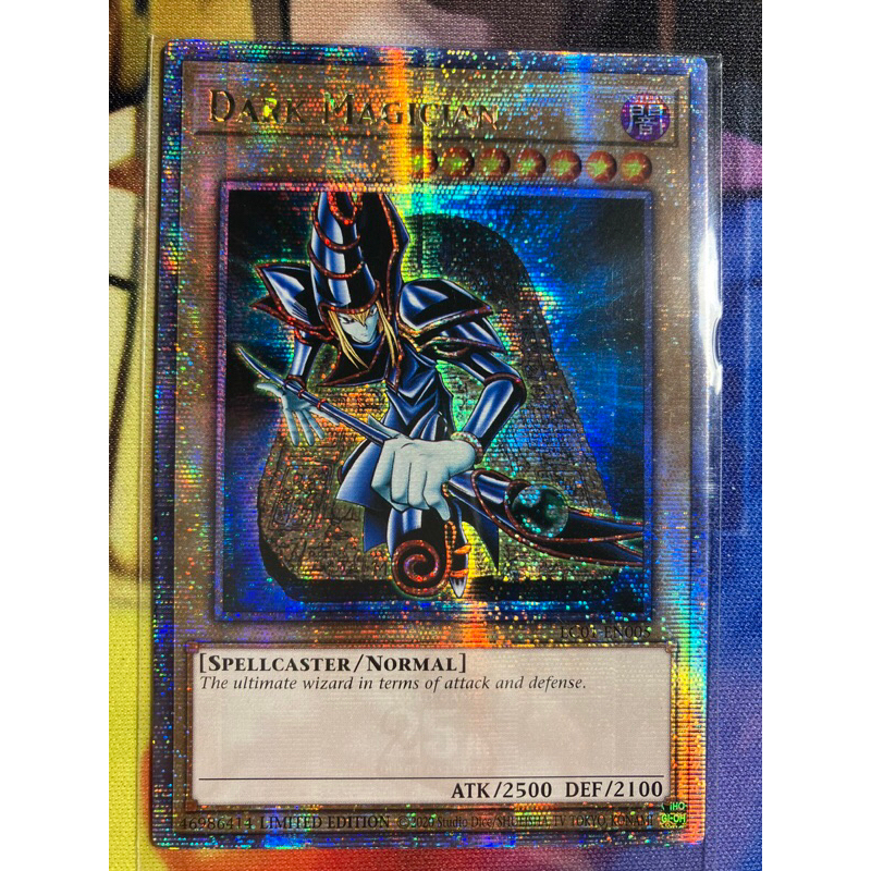 Yugioh tcg uk Thẻ bài Dark Magician LC01 EN005 Quarter Century