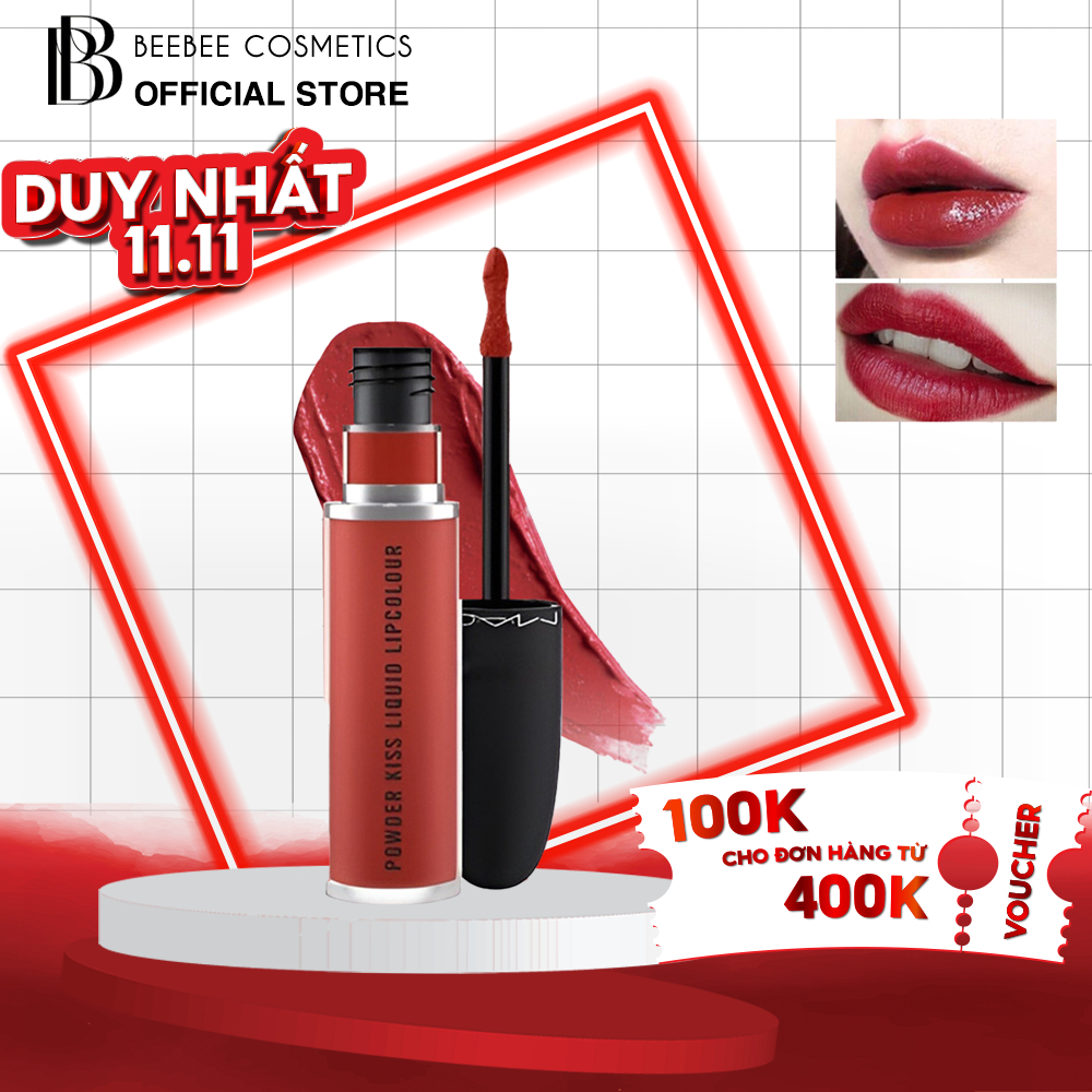 Son Kem MAC Powder Kiss Matte Liquid Lipstick 5ml Shopee Việt Nam