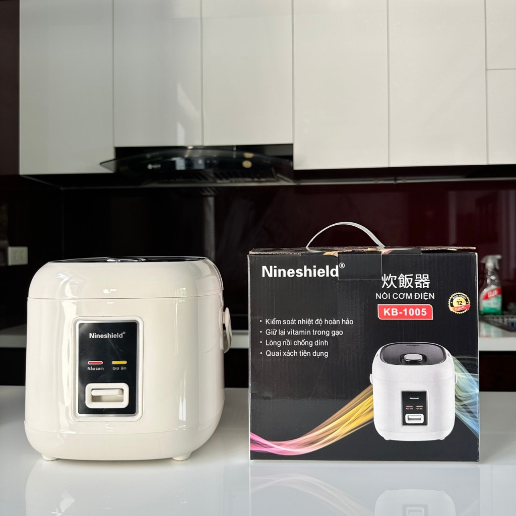 Nồi cơm điện Nineshield KB 1005 KB MN12 KB MN13 đủ 1 2 lít bảo hành