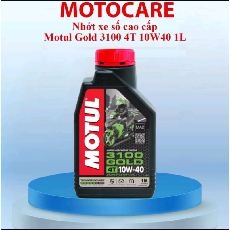 Dầu nhớt Motul 3100 GOLD 4T 10w40 chính hãng 1Lít 0 8ml Shopee Việt Nam