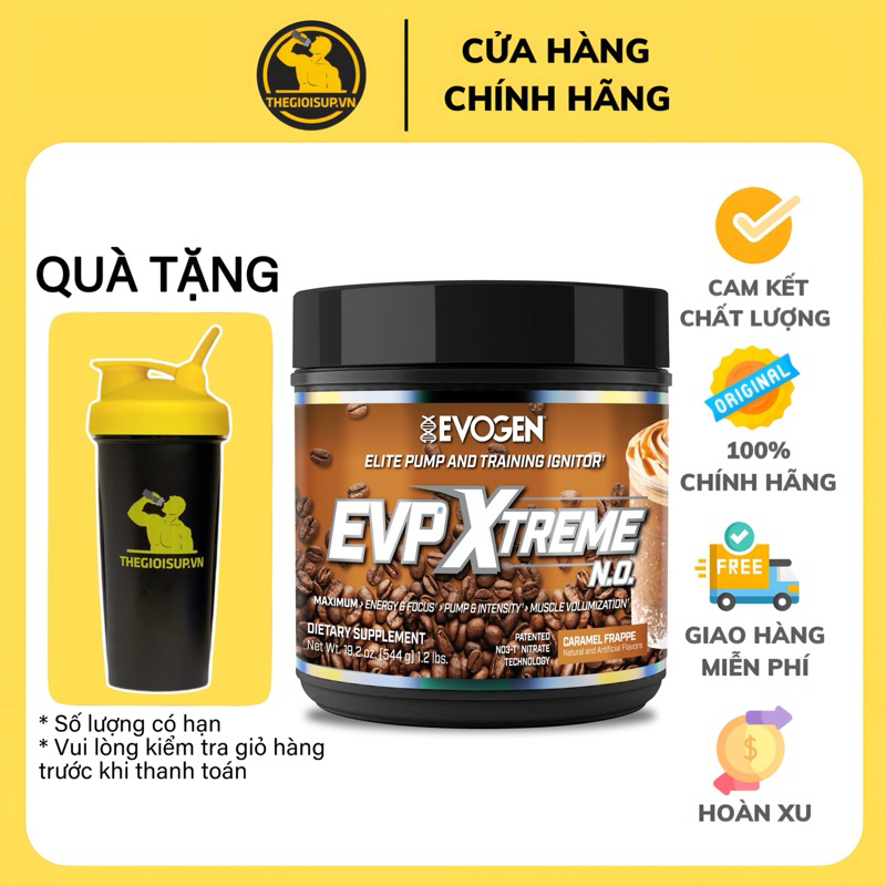 Chính Hãng BBT EVP Extreme Evogen 40 Liều Pre Workout Hỗ Trợ