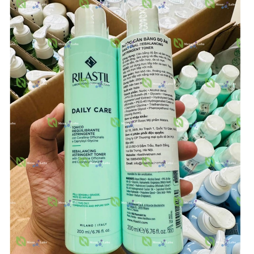 Hàng công ty Rilastil Rebalancing Astringent Toner Nước Cân Bằng Da