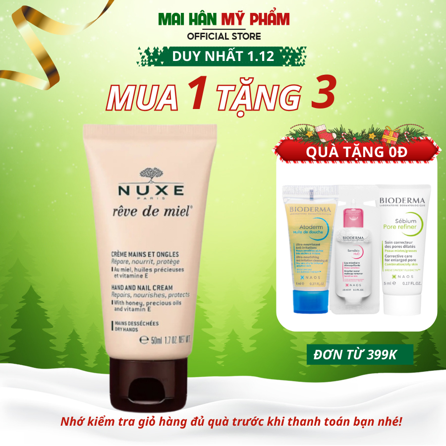 Kem D Ng Da Tay V M Ng Nuxe Reve De Miel Hand And Nail Cream Ml