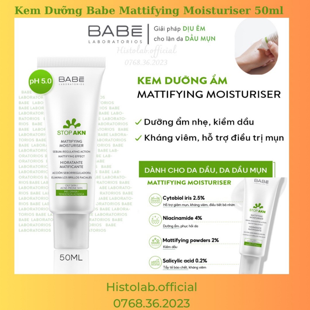 Kem D Ng Babe Mattifying Moisturiser Ml Shopee Vi T Nam