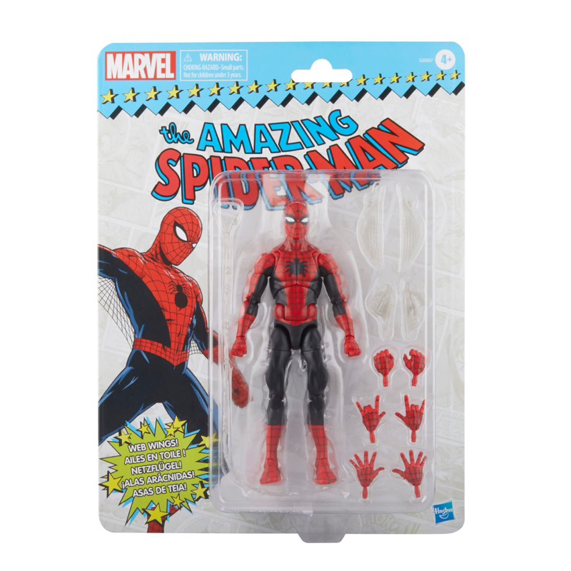 M H Nh Hasbro Marvel Legends Retro Series The Amazing Spider Man