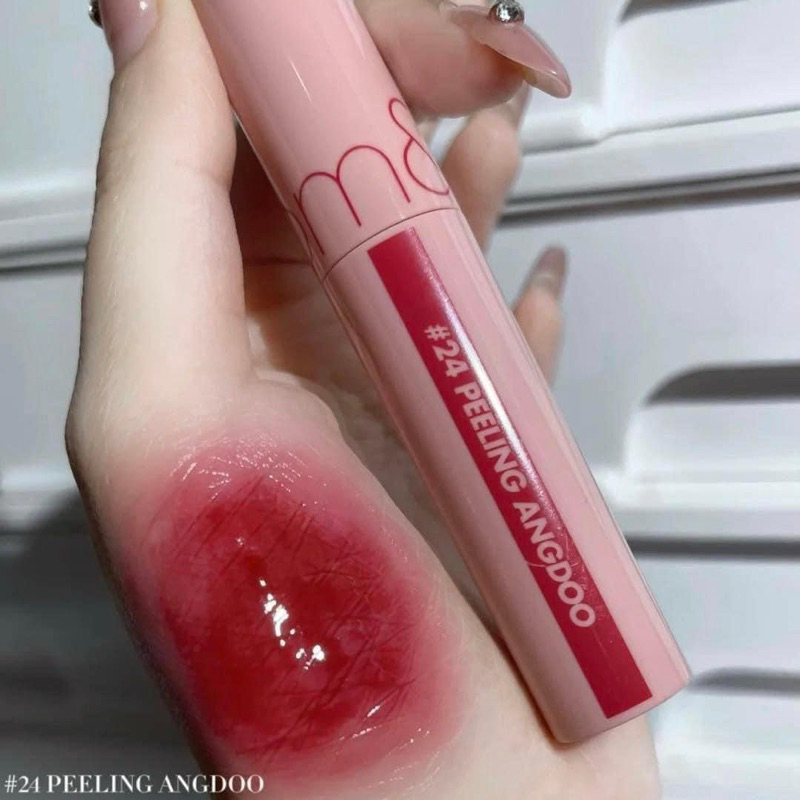 Son romand Juicy Lasting Tint 24 Peeling Angdoo Hồng Dâu Shopee Việt Nam