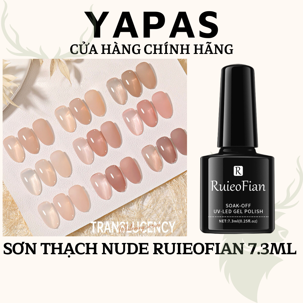 Sơn gel thạch nude RuieoFian màu da siêu đặc 7 3ml mới chính hãng Sơn