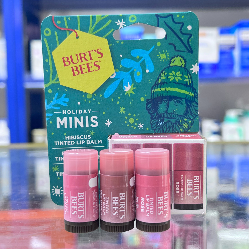 Set son dưỡng môi Burt s Bees phiên bản giới hạn Holiday Minis Lip Balm