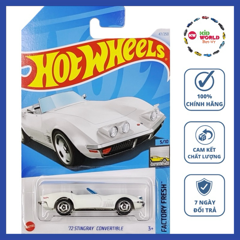 Xe M H Nh Hot Wheels Basic Stingray Convertible Htc Shopee