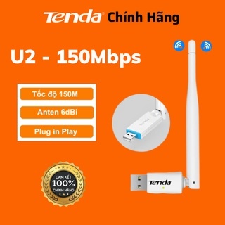 Tenda W311MA U2 USB Wifi Chuẩn N Tốc Độ 150Mbps Hàng chính hãng