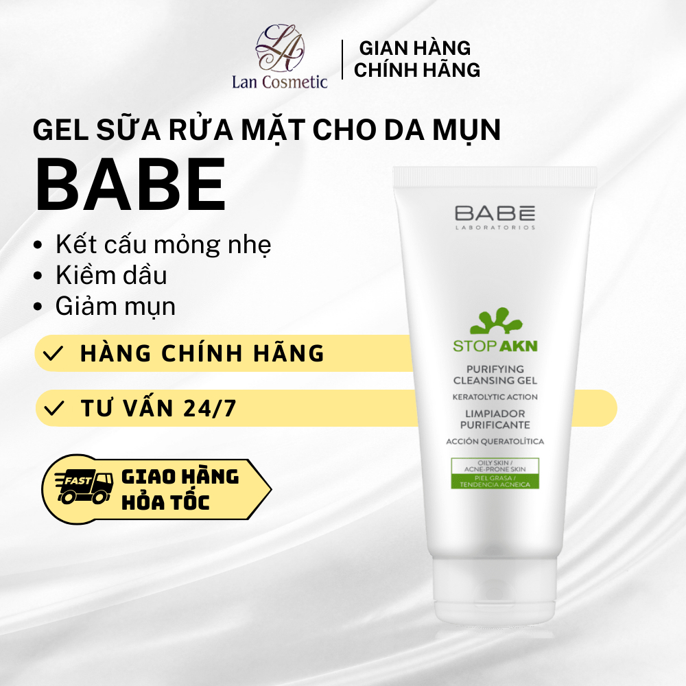 Gel S A R A M T Cho Da M N Babe Stop Akn Purifying Cleansing Ml