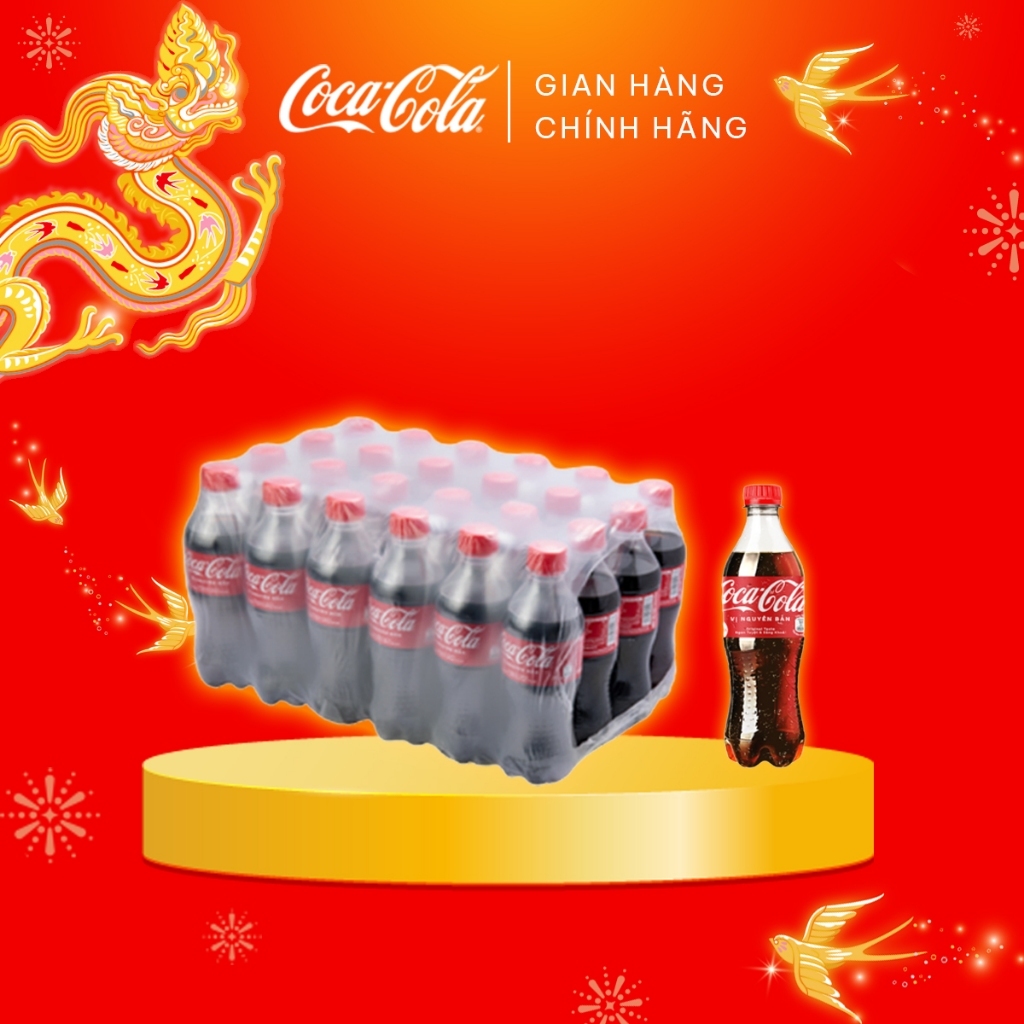 Lốc 24 Chai Nước Giải Khát Có Gas Coca Cola 300mlx24 Shopee Việt Nam