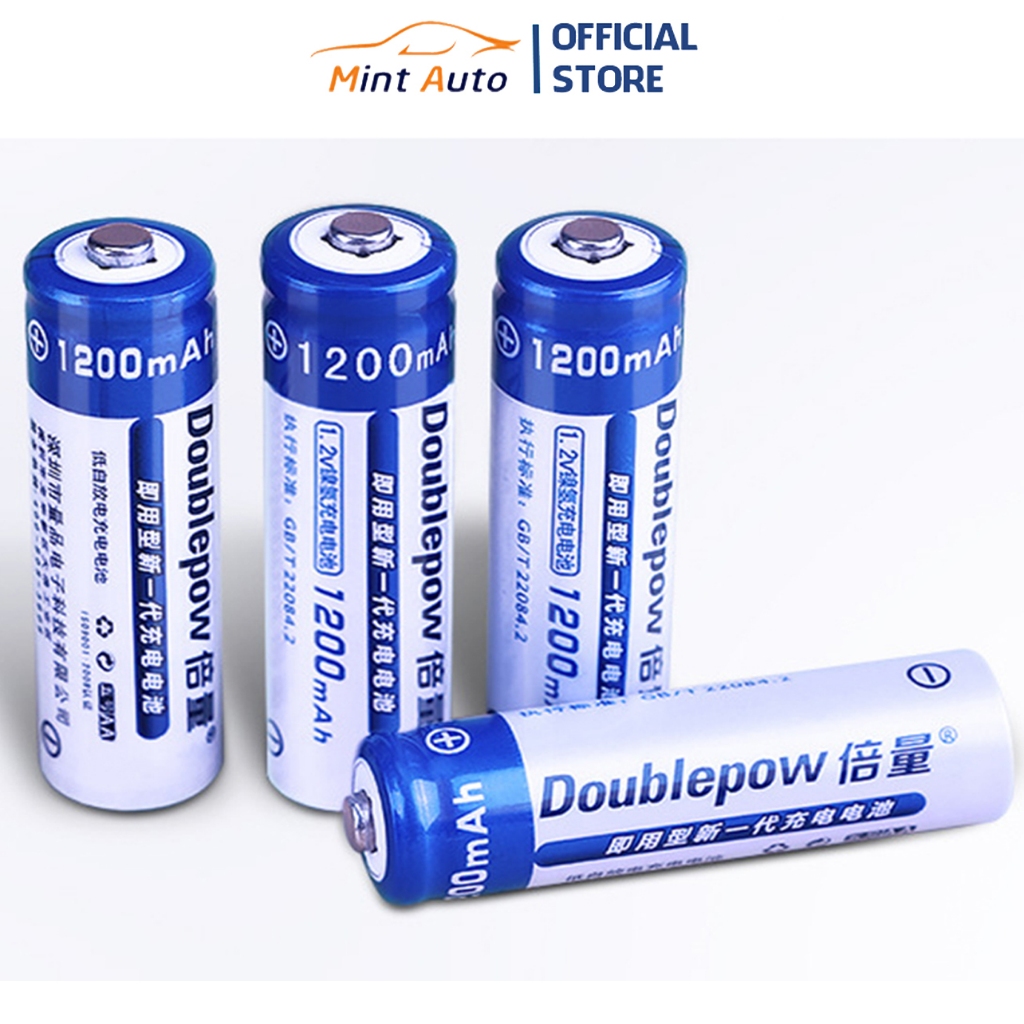 Pin sạc Doublepow AA 1200mAh điện áp 1 2V dùng cho điều khiển micro