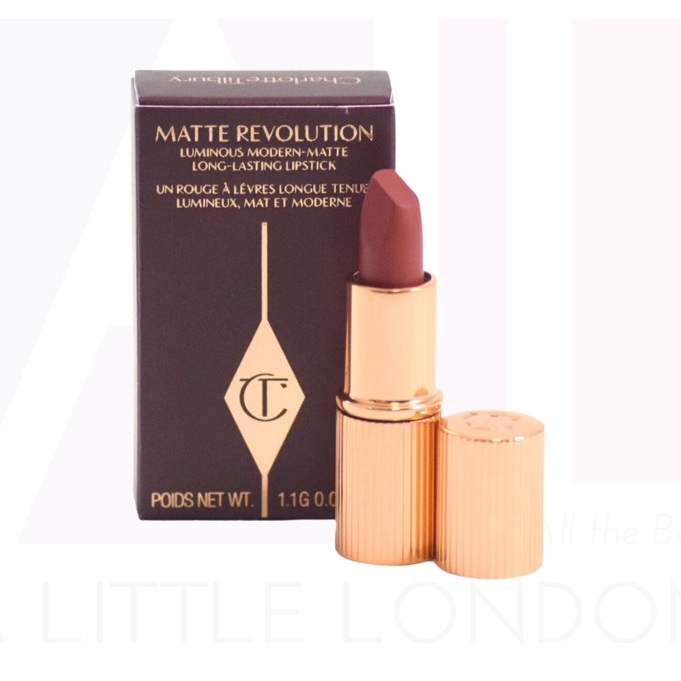 Son hồng nude Charlotte Tilbury Matte Revolution mini 1g Auth
