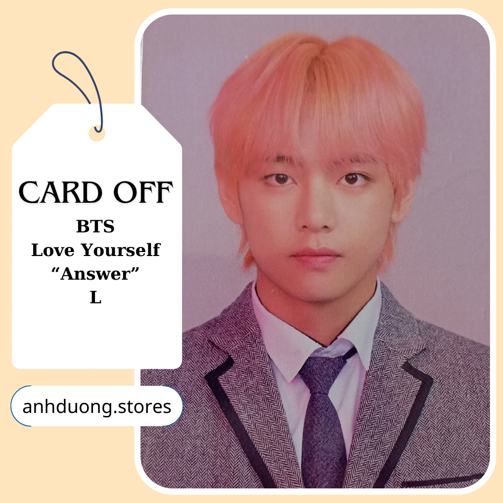 Off Th Bo G C Bts Share L Card Hot Card Ch Nh H Ng Shopee