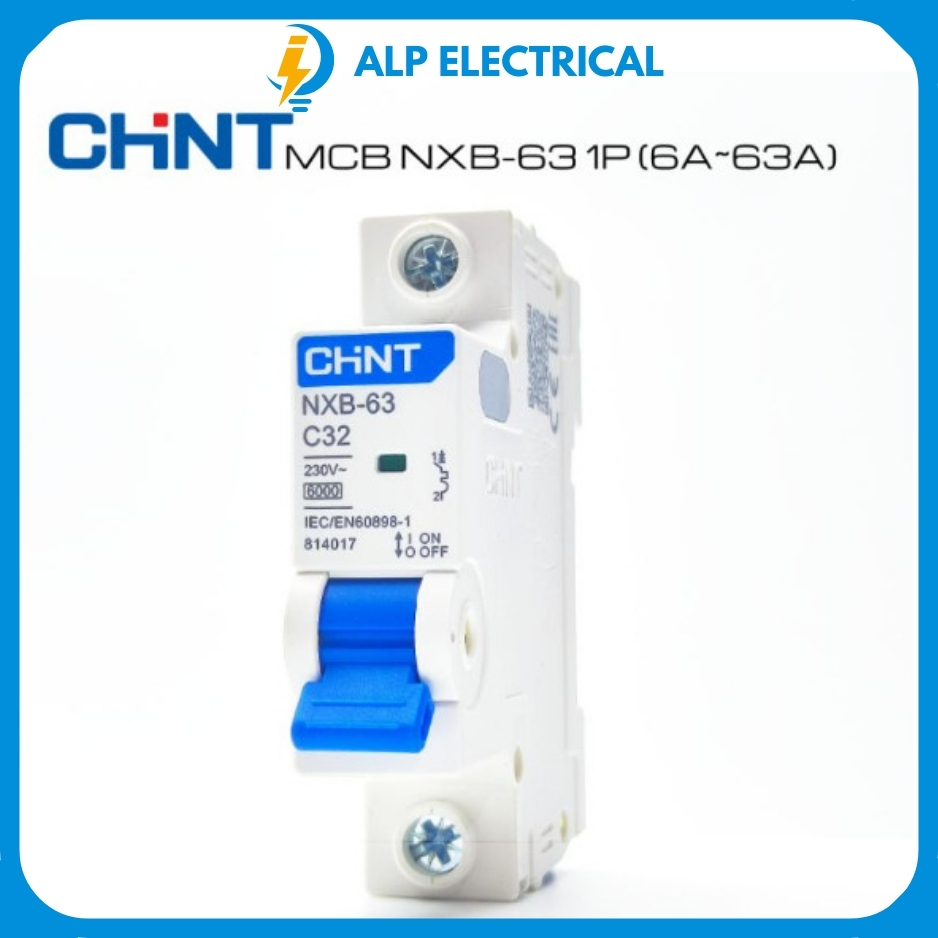 Aptomat MCB 2 Pha NXB 63 CHINT 6A 63A chính hãng Shopee Việt Nam