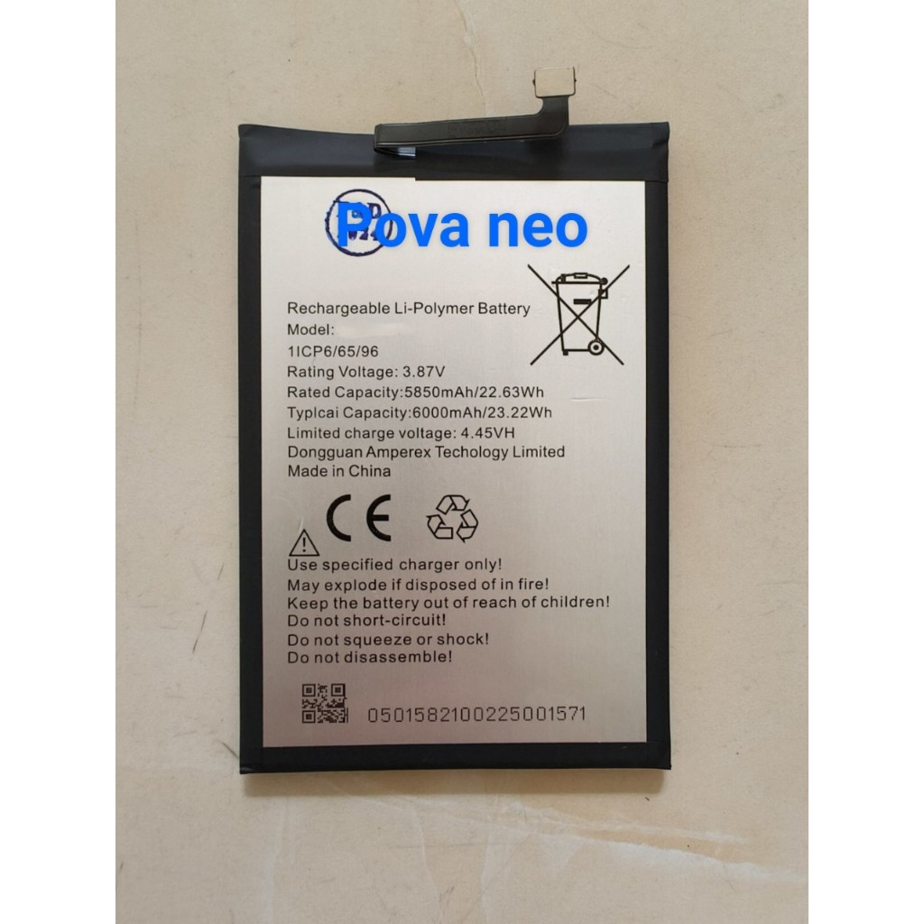 Pin Tecno Pova Neo Shopee Vi T Nam