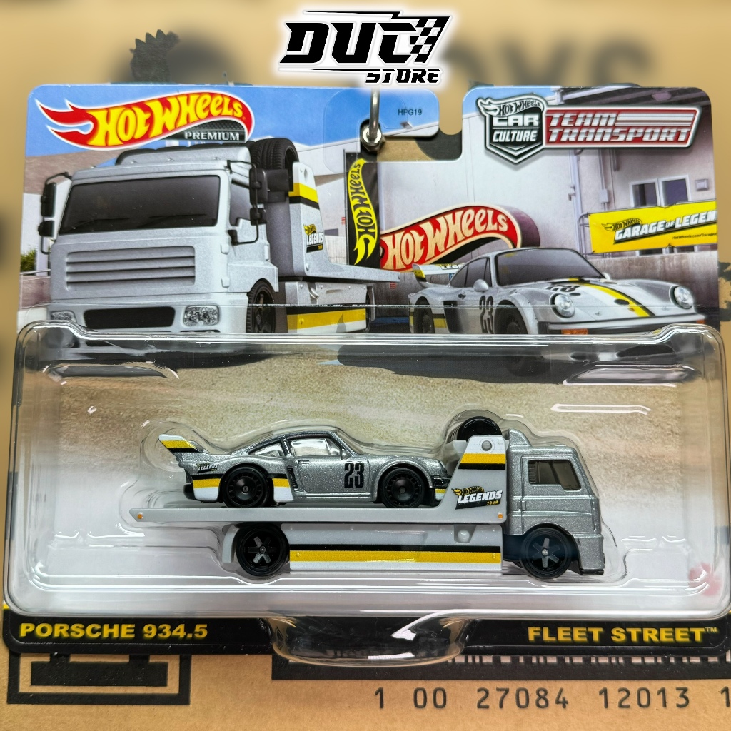 ducstore Xe mô hình HPG19 Hot Wheels Premium Porsche 934 5 Fleet Street