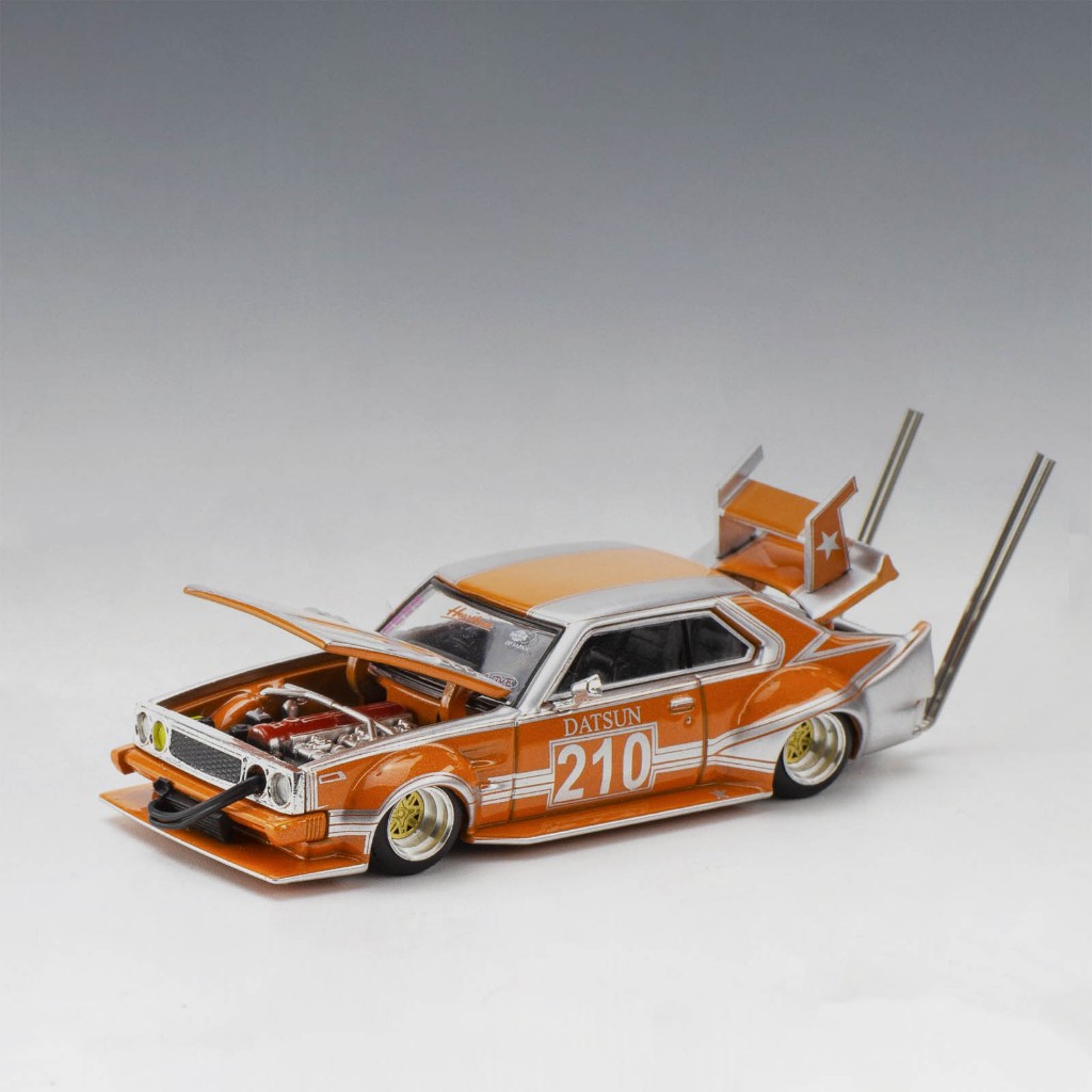 Pop Race Skyline C Kaido Racer Bosozoku Style Orange Silver Shopee