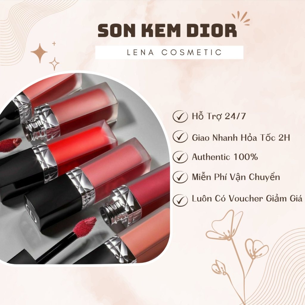 Son Kem Dior Rouge Forever Liquid Ch Nh H Ng Shopee Vi T Nam