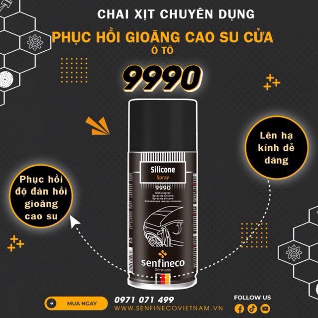 Ph C H I Ron Cao Su Silicone Spray Senfineco Shopee Vi T Nam