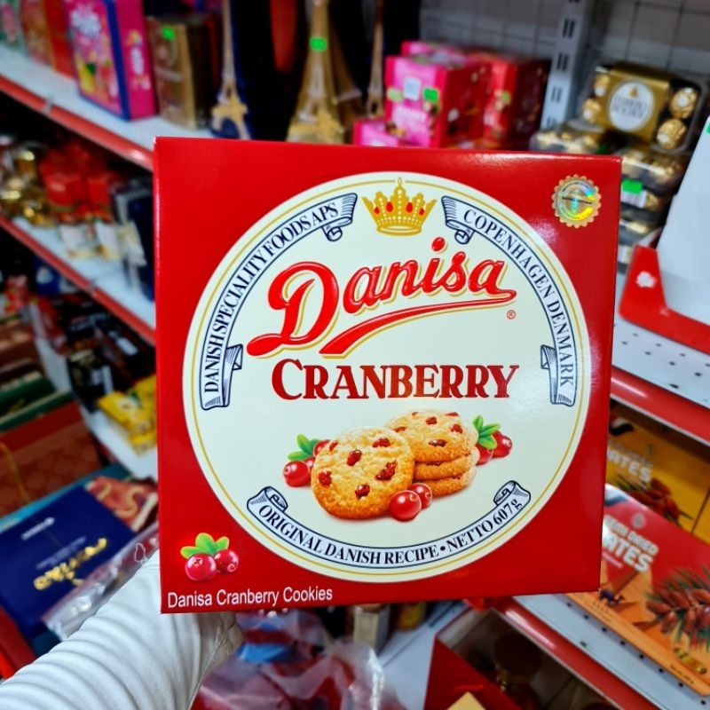 Bánh quy bơ Danisa Cranberry Nam Việt Quất hộp 607g Shopee Việt Nam