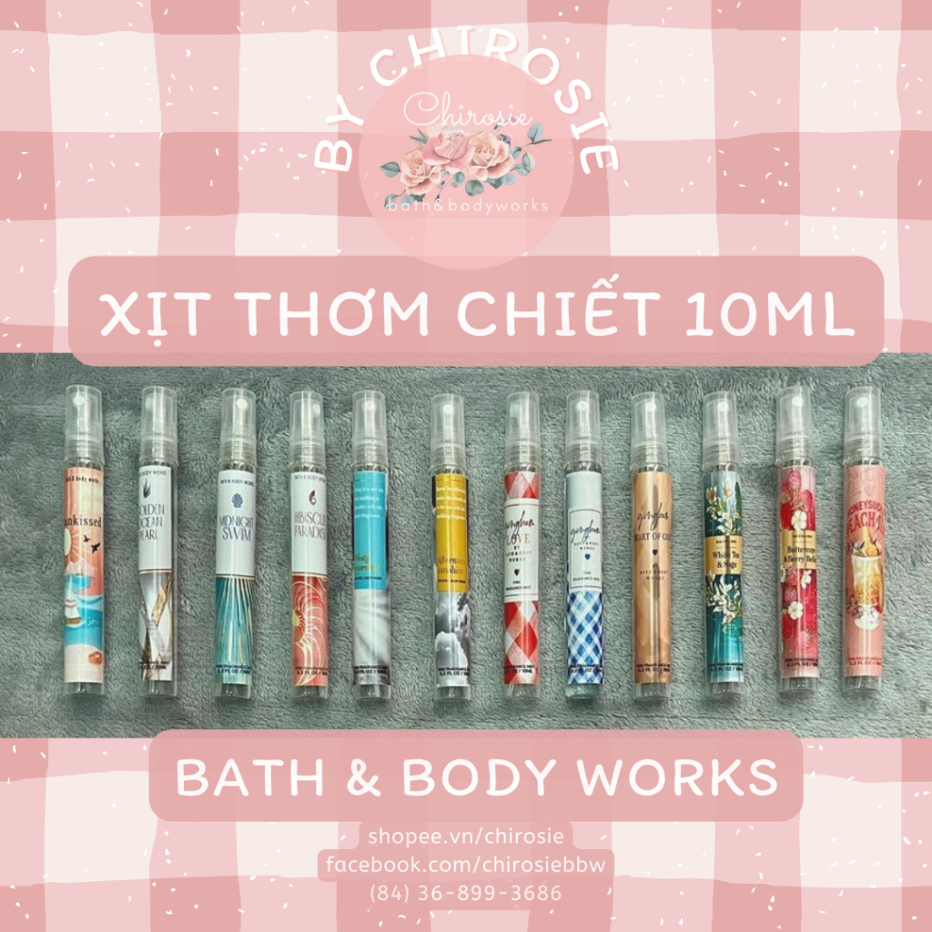 Chirosie Bbw X T Th M Chi T N C Hoa Chi T Ml Bath Body Works