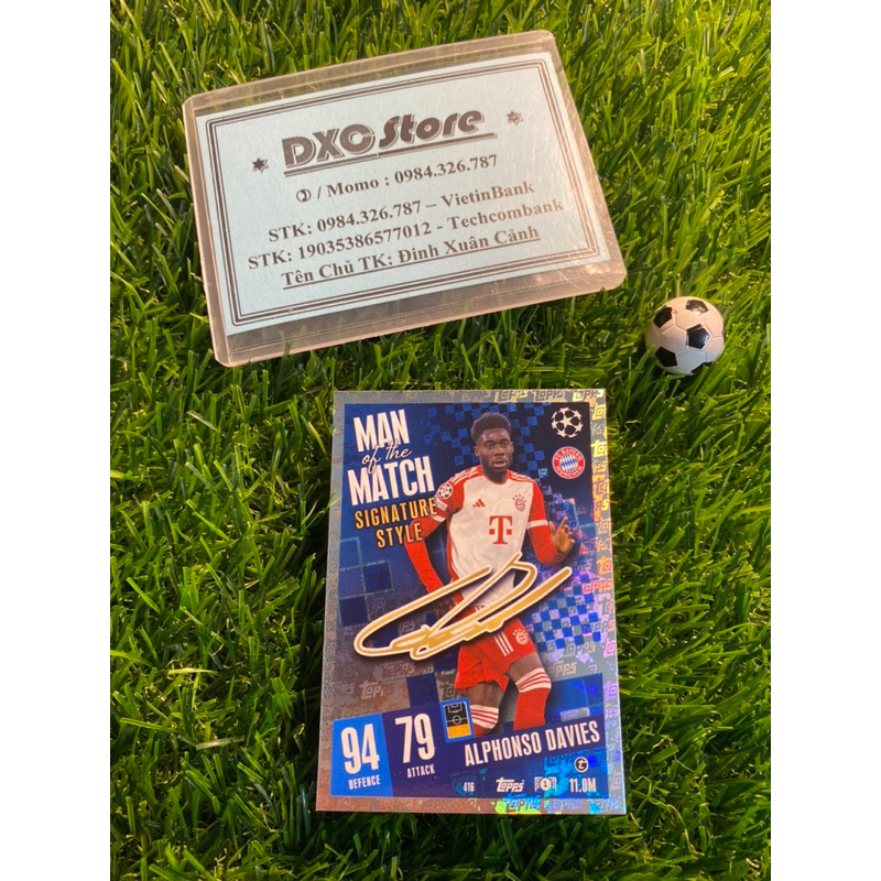 THẺ LẺ MAN OF THE MATCH SIGNATURE STYLE TOPPS MATCH ATTAX 2023