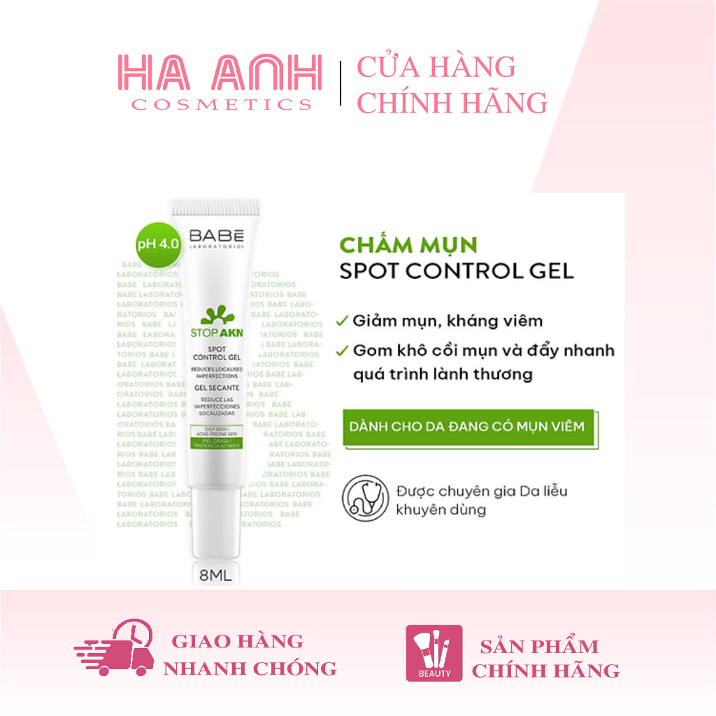 Gel Chấm Mụn Laboratorios BABE Stop AKN Spot Control 8ml Shopee Việt Nam