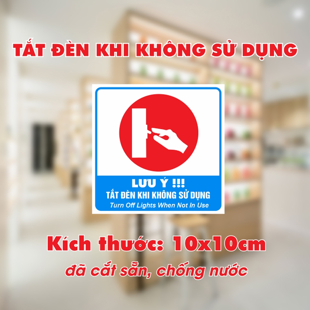 DECAL TEM TẮT ĐÈN KHI KHÔNG SỬ DỤNG Shopee Việt Nam