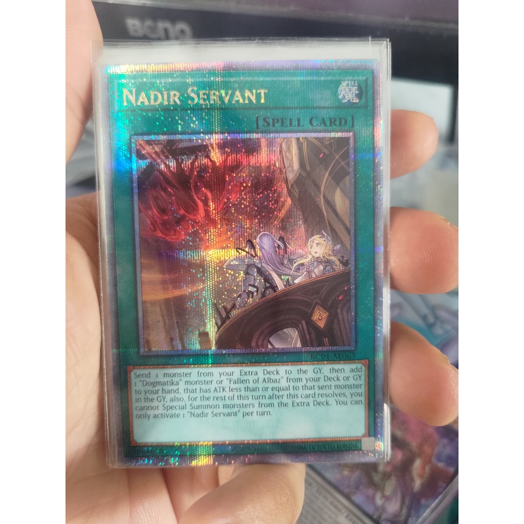 KW2 Yugioh EN AE Thẻ bài RC04 AE063 Nadir Servant QCSR Shopee