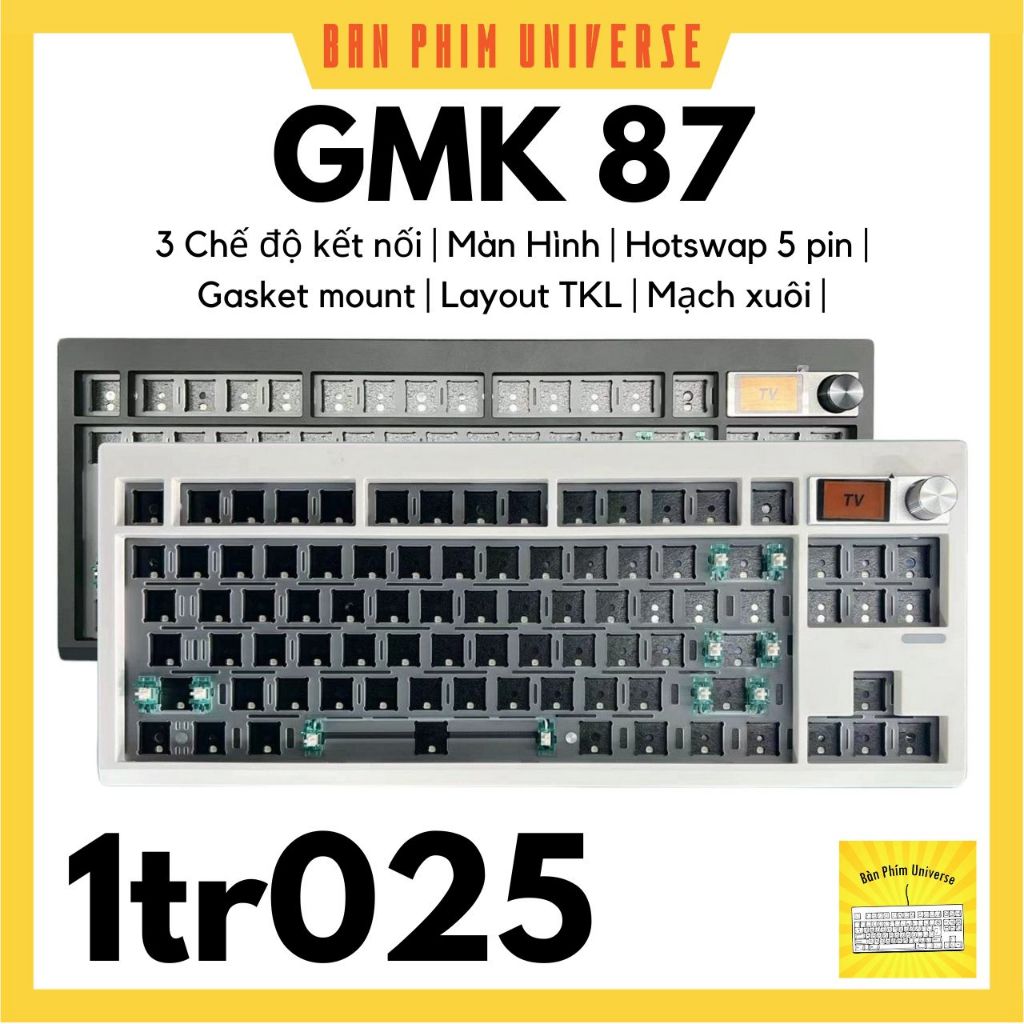 Kit bàn phím Zuoya GMK87 kit gmk87 kit bàn phím bluetooth 5 0