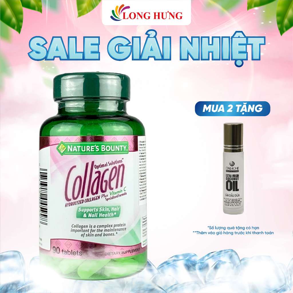 Vi N U Ng Nature S Bounty Collagen H Tr L M P Da Vi N Shopee