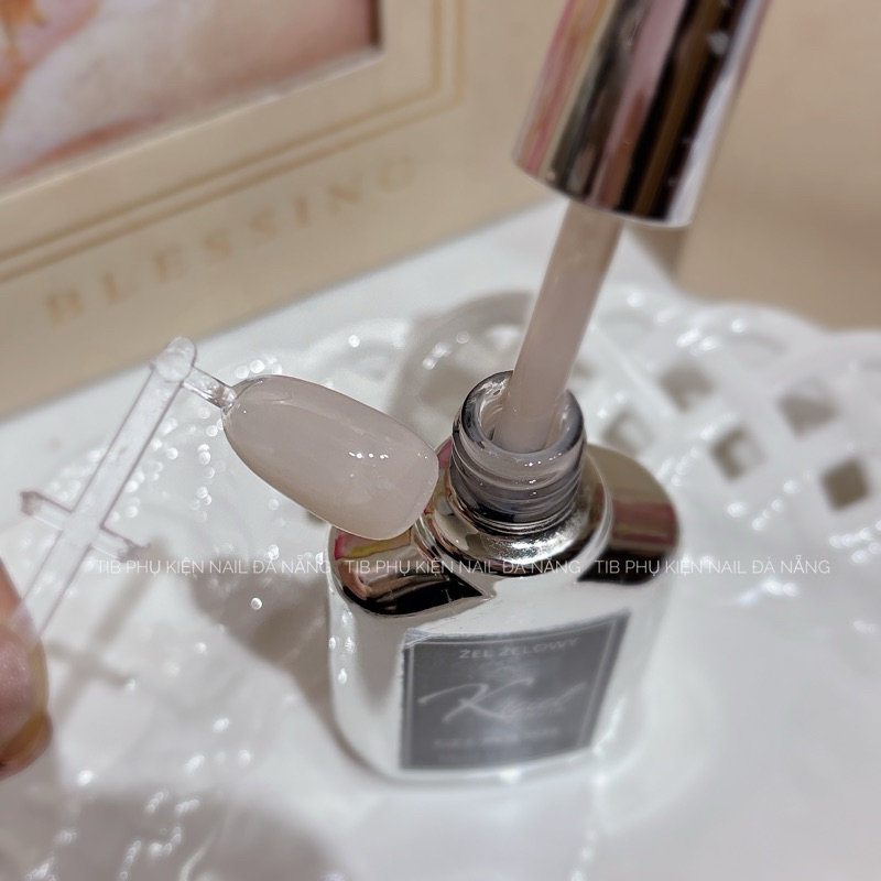 Sơn gel màu thạch nude da tông nhạt thương hiệu KISIEL ml TIB NAIL