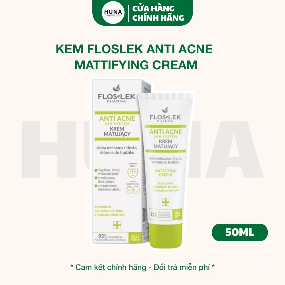 Kem Floslek Anti Acne Mattifying Cream kiểm soát dầu nhờn Shopee Việt Nam