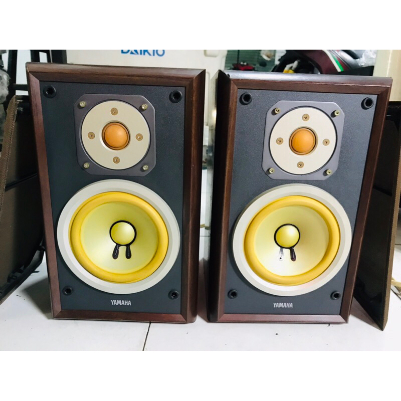 Freeship Cặp Loa Yamaha NS 5 Loa 2 đường tiếng bass 14cm Treble dome