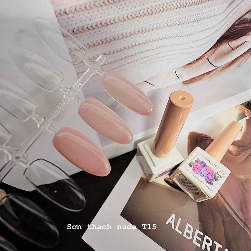 Mã Hot Sơn Gel Thạch Hồng Sữa BT Milky Pink Siêu Tây Mã Chai Hoa