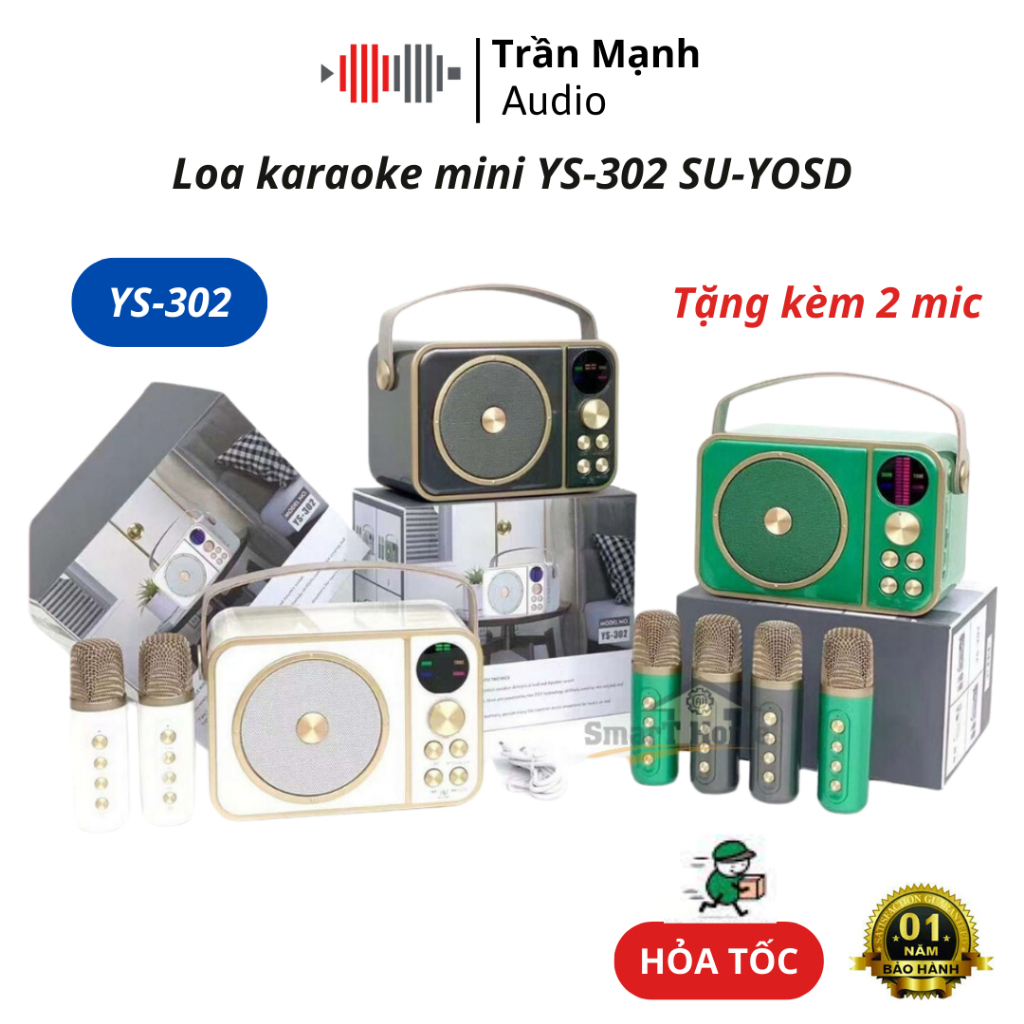 Loa Bluetooth Mini Ys Su Yosd Loa Karaoke T Ng K M Mic Bass