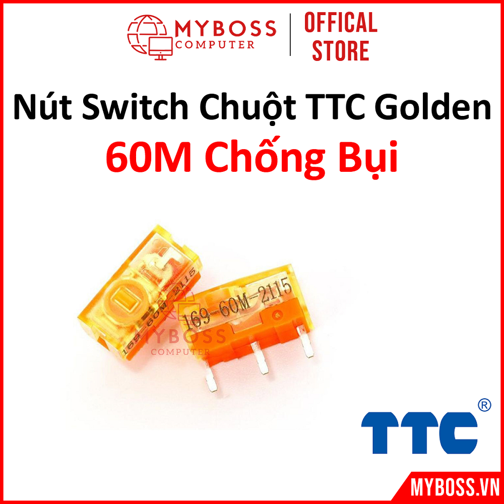 Nút Click Chuột Switch Chuột Omron D2FC F K 60M 60 Triệu Lần Bấm