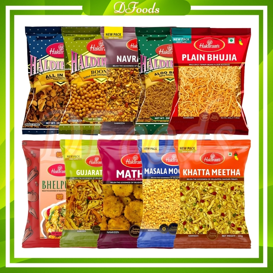 SNACK HALDIRAM S ALOO BHUJIA BOONDI MIXTURE MOONG DAL Shopee Việt Nam