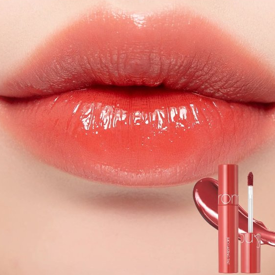 Son Romand Juicy Lasting Tint 23 Nucadamia đỏ nâu nude MLBB tự nhiên