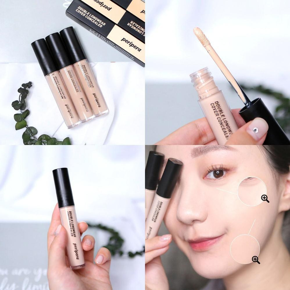 Che Khuyết Điểm Peripera Double Longwear Cover Concealer Shopee Việt Nam