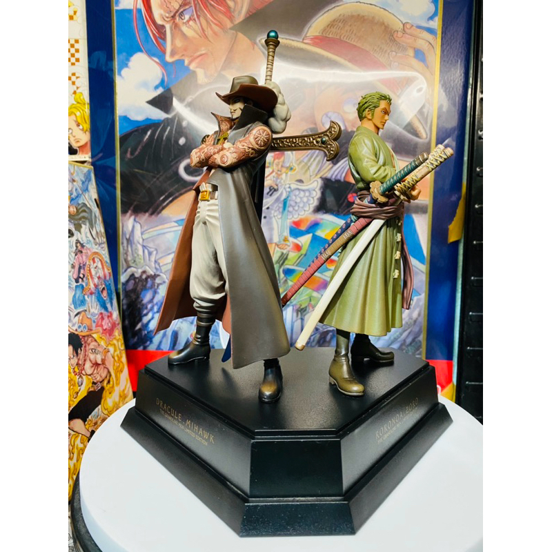 OP1 Mô hình chính hãng OnePiece Mihawk và Zoro Ichiban Kuji ver