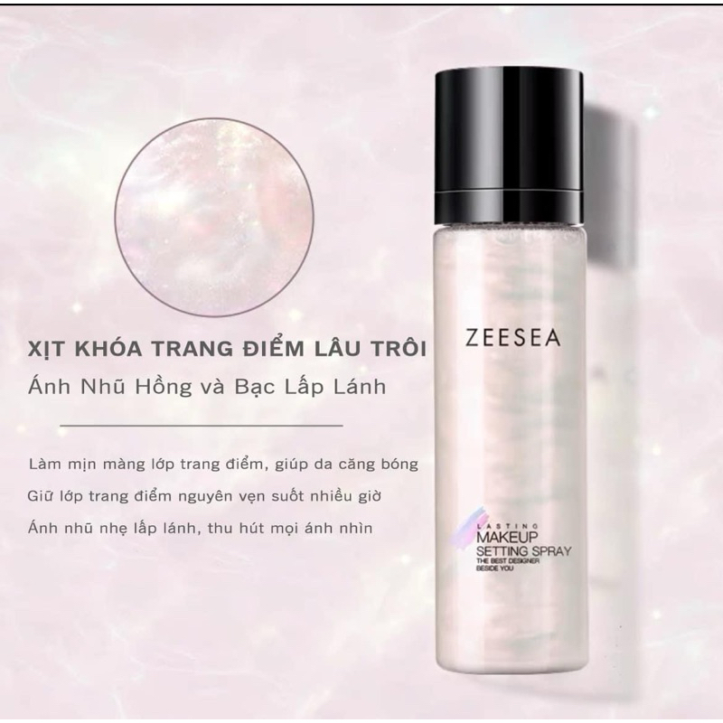 X T Kho N N Zeesea Lasting Makeup Setting Spray Ch Nh H Ng Gi L P