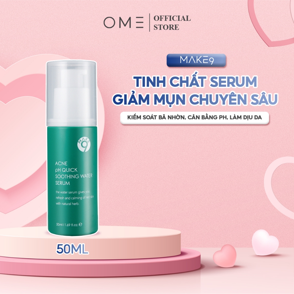 Tinh Chất Serum Giảm Mụn Chuyên Sâu MAKE9 ACNE pH QUICK SOOTHING WATER