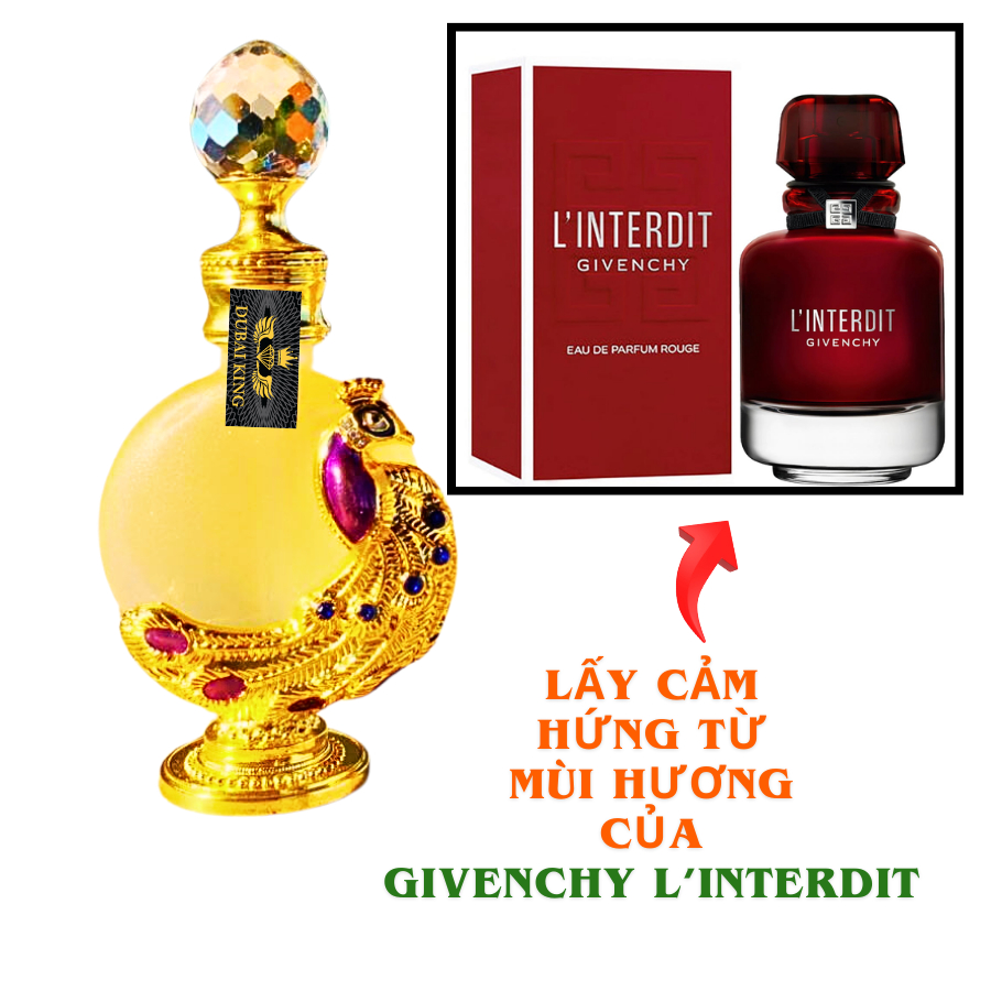 Tinh dầu nước hoa Dubai mùi hương Nước Hoa Nữ Givenchy LInterdit EDP