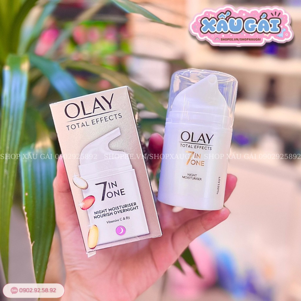 Kem dưỡng ban đêm Olay Total Effects 7 In 1 Anti Ageing Moisturiser