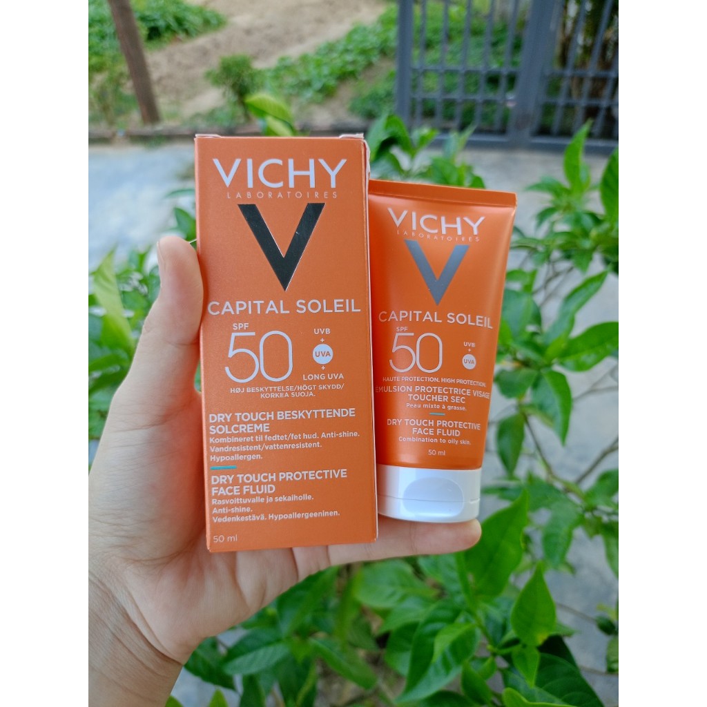 Kem Chống Nắng Vichy SPF 50 Ideal Soleil Emulsion Anti brillance 50ml