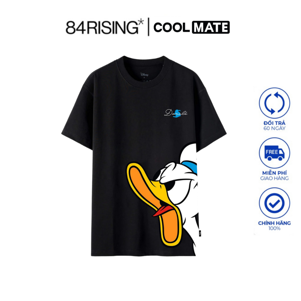 Áo Thun Disney Relaxed Fit Donald Duck Thương hiệu 84RISING Shopee