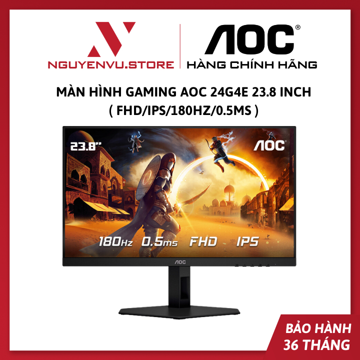 Màn Hình Gaming AOC 24G4E 23 8 Inch FHD IPS 180Hz 0 5ms 24G2SP